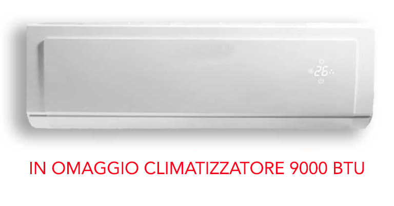 In Omaggio in condizionatore 900 BTU